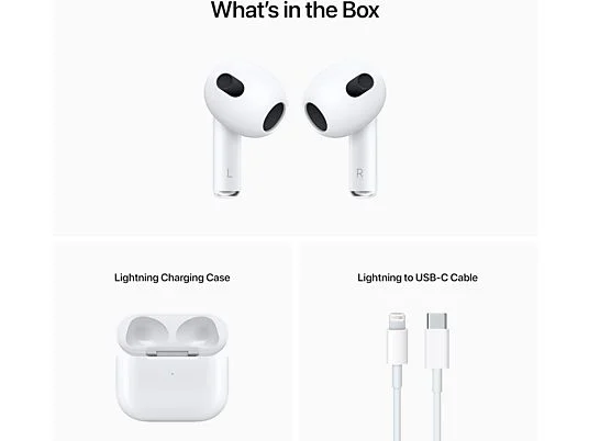 APPLE AirPods 3e generatie Lightning Charging (2022)